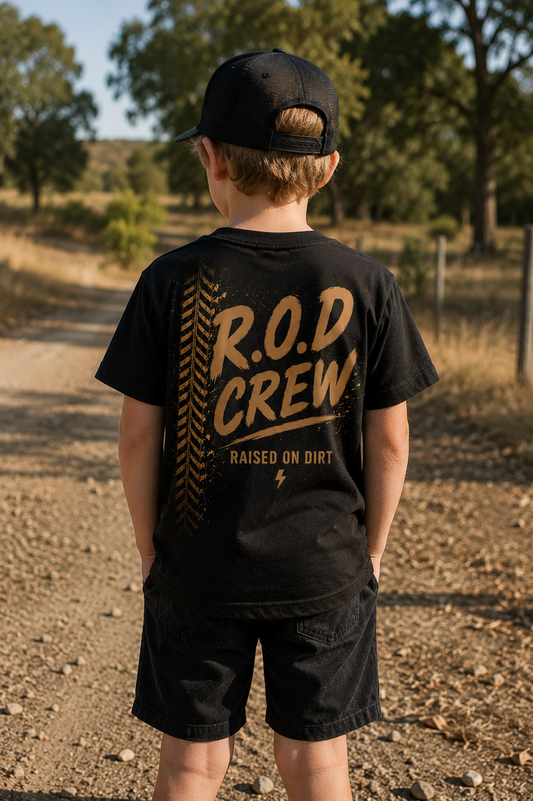 Raised on Dirt Crew Tee