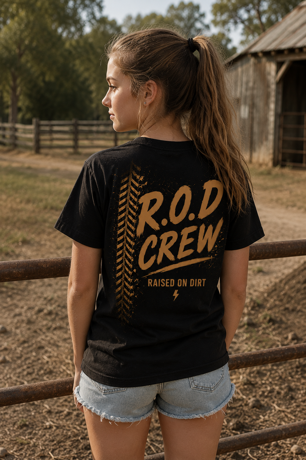 Raised on Dirt Crew Shirt